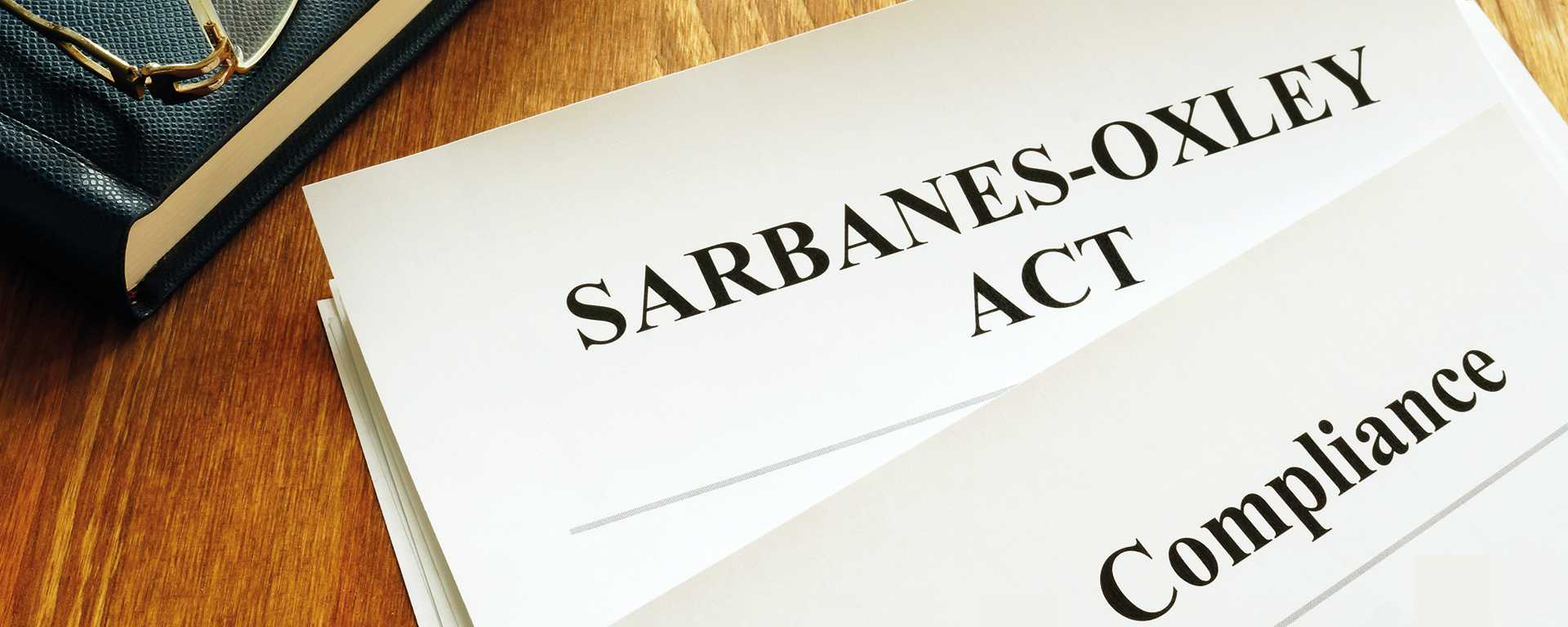 Legal Document With Sarbanes Oxley Compliance Act | Blog