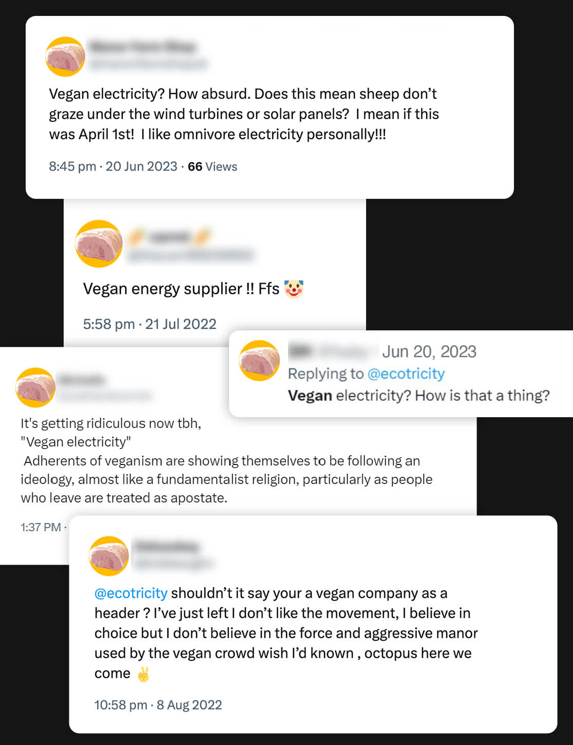 vegan collage