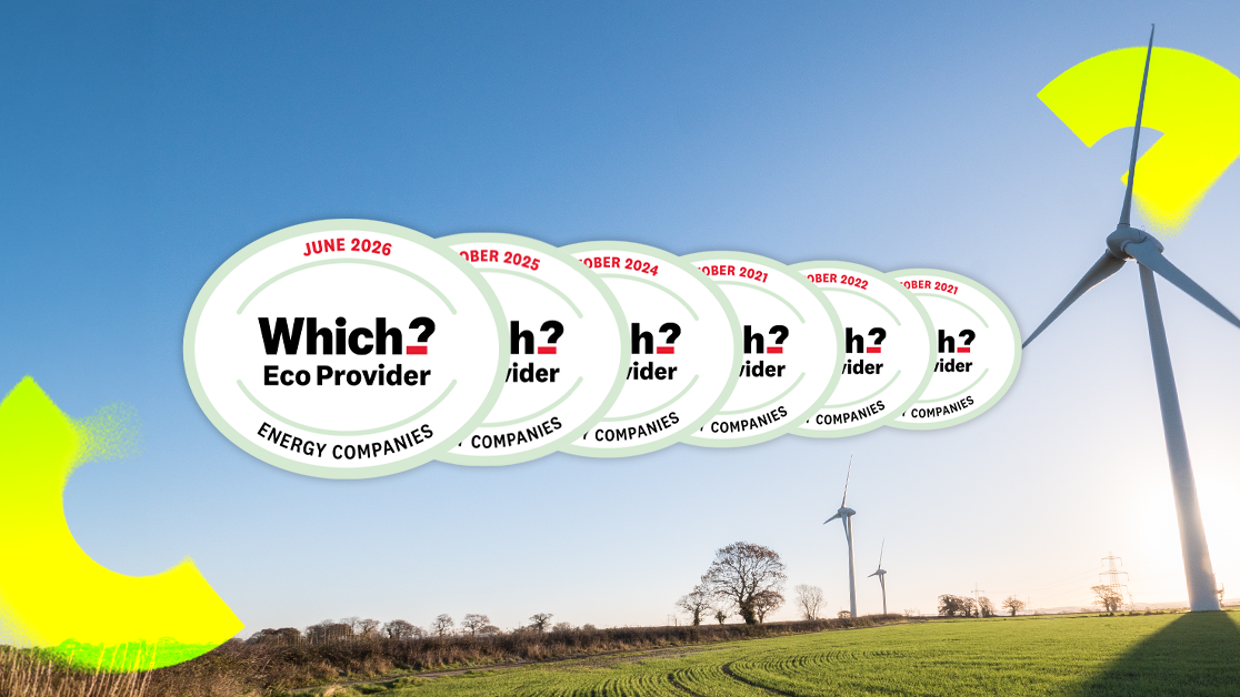 Which? Eco Provider award
