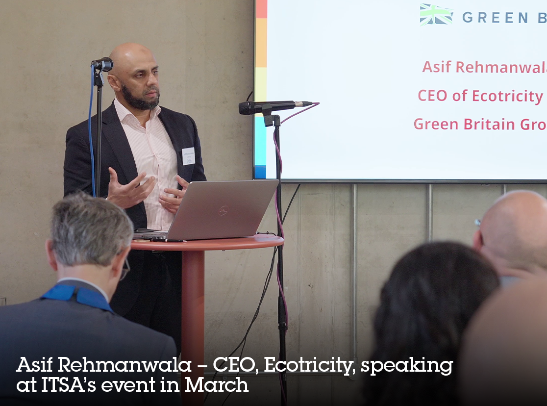 Ecotricity CEO Asif at ITSA Digital Trust event