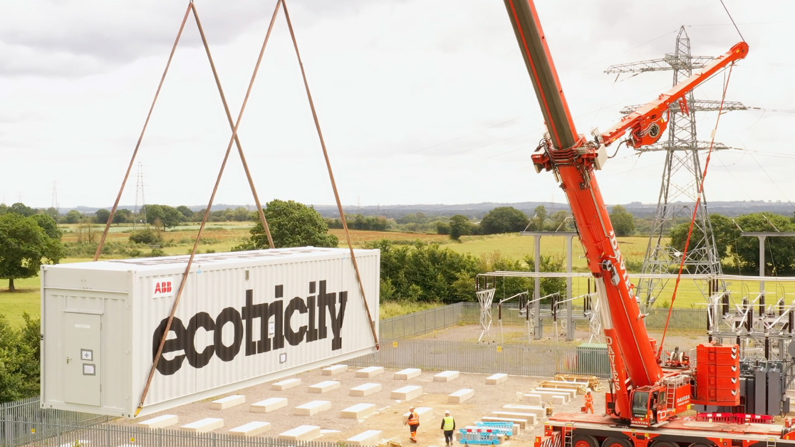 Our first gridscale battery storage project Ecotricity