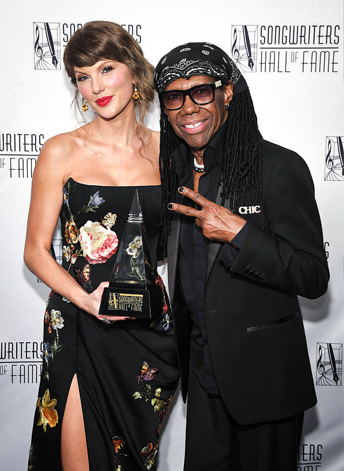 nile rodgers with taylor swift