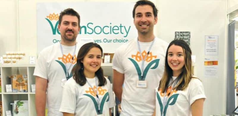 Vegan Society-volunteers
