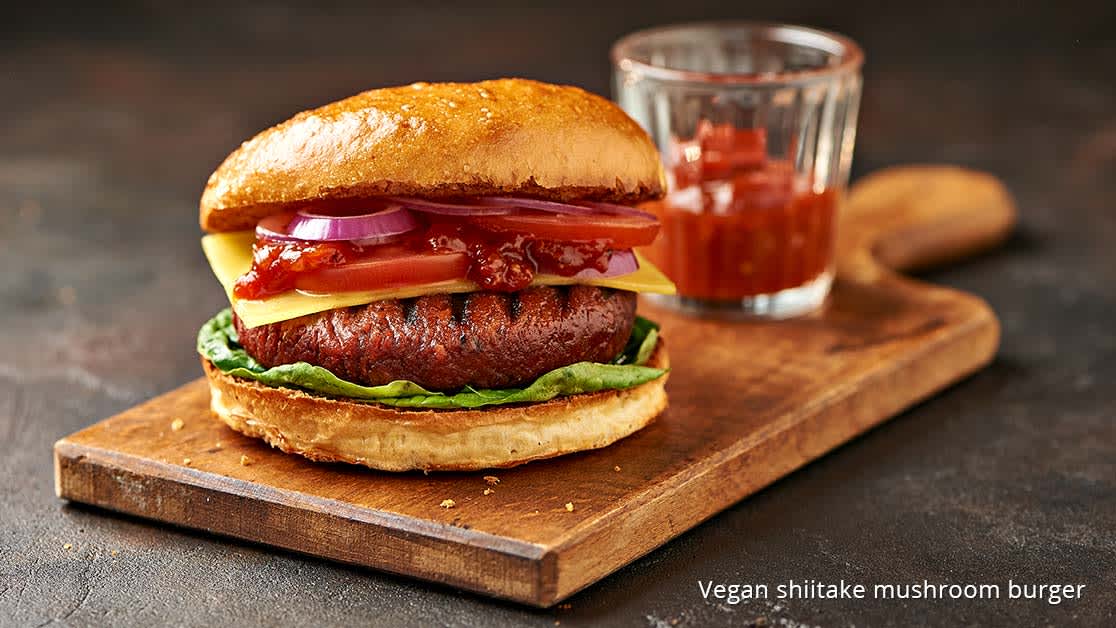 Devil's Kitchen Shiitake Mushroom Burger
