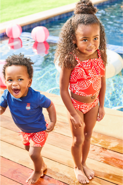 Matching hot sale kids swimsuits