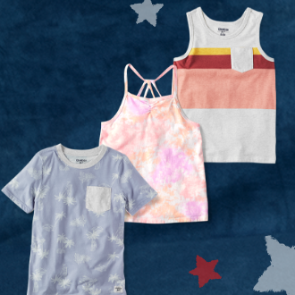 From $5 Tees + Tanks