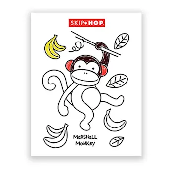 Marshal Monkey coloring page