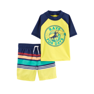  Carter's Just One You Baby Boys Cool by The Pool 2pc Swim Short  Set (12M) Multi : Clothing, Shoes & Jewelry