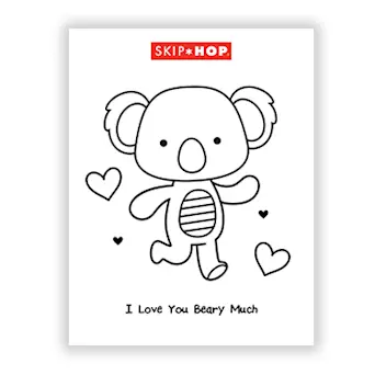 Happy Valentines coloring page