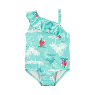 ALVABABY Toddler Baby Girl Summer Swim Suit, Infant Bathing Suit Swimwear  Sleeveless,Tankini Swimwear (05)