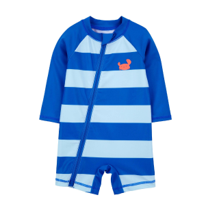 Speedo Boy's Graphic Shark Short Sleeve Swim Shirt - Ly Sports
