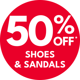 up to 40% OFF* SHOES & SANDALS