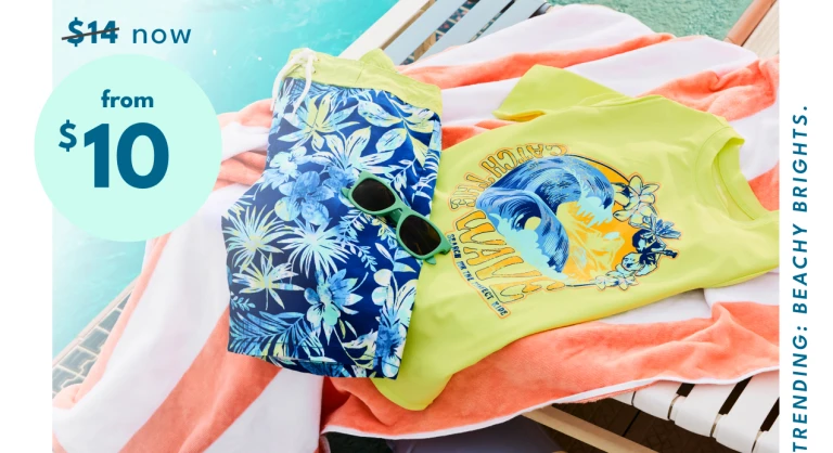 from $10 Trending: Beachy Brights