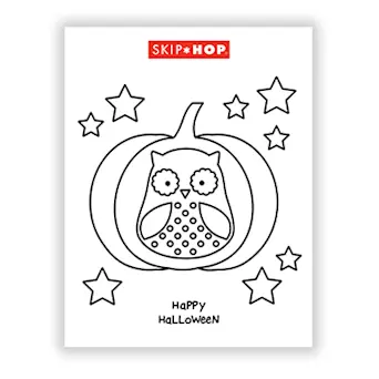 Happy Halloween coloring page