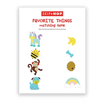 Favorite things matching game
