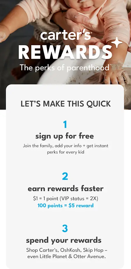 Carter's® Rewards | The perks of parenthood™
