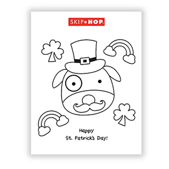 Happy St. Patricks Day coloring page