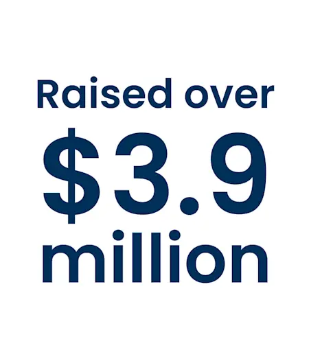 raised over $3.9 million