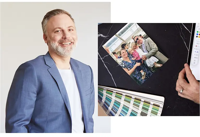 Picture of Ben the principle designer for the MOBY collection
