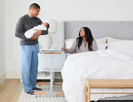 Parents with a baby