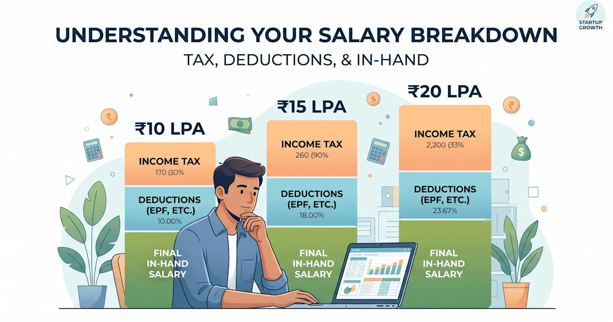 ₹10 LPA vs ₹15 LPA vs ₹20 LPA: What You Actually Get in Hand (2026)