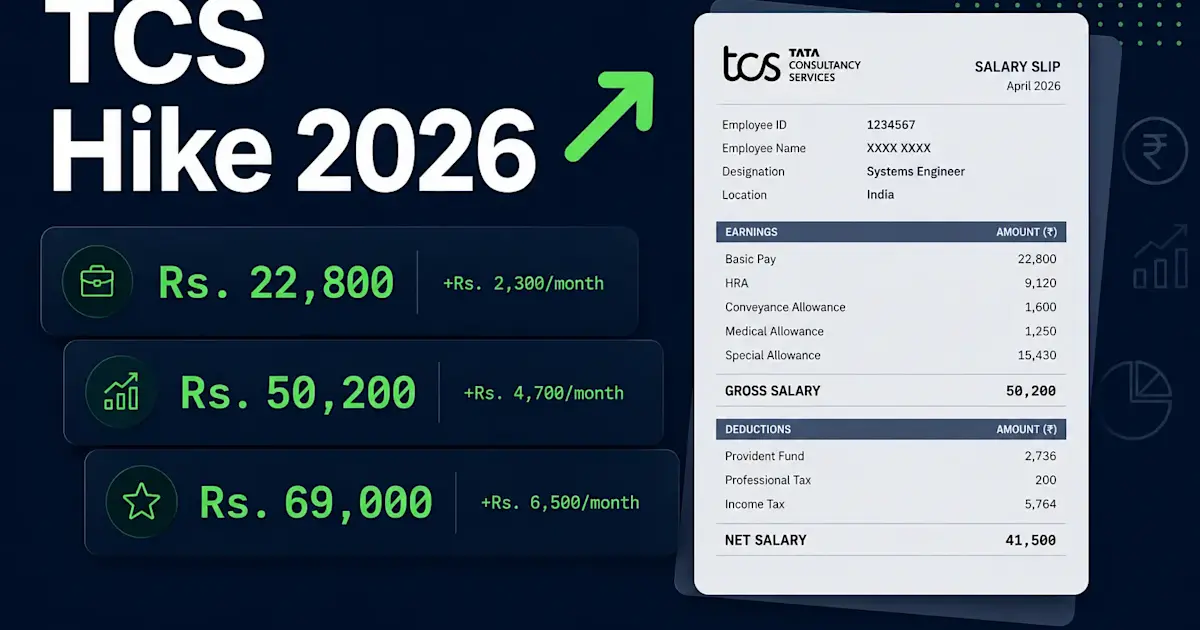 TCS Salary Hike 2026: How Much Extra In-Hand Do You Actually Get?