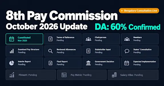 8th Pay Commission Latest News: October 2026