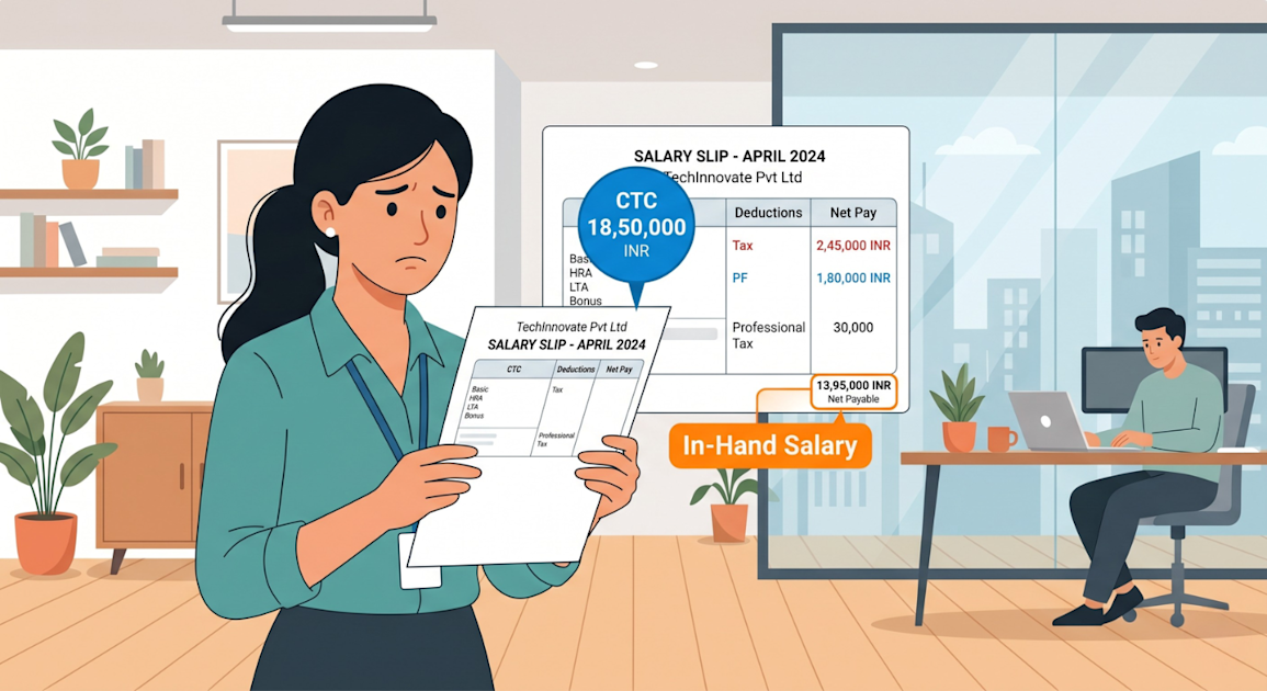 CTC vs In-Hand Salary: What You Actually Get in Your Bank (2026)