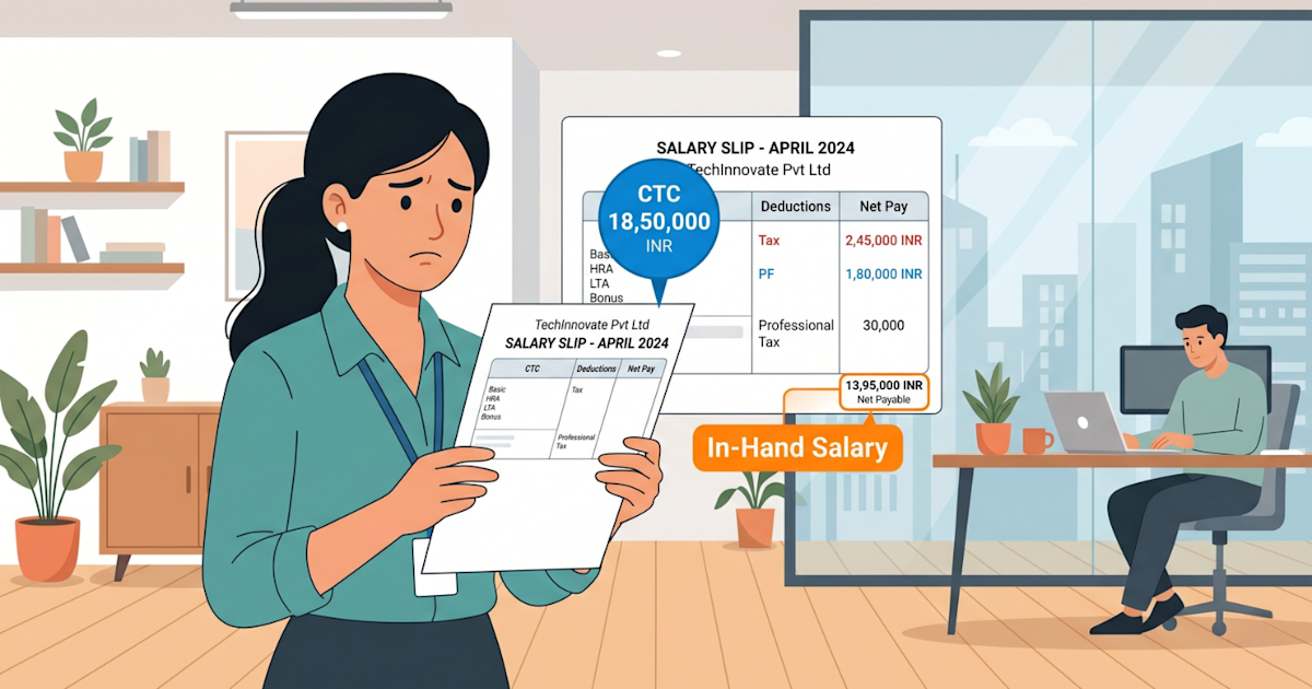 CTC vs In-Hand Salary: What You Actually Get in Your Bank (2026)