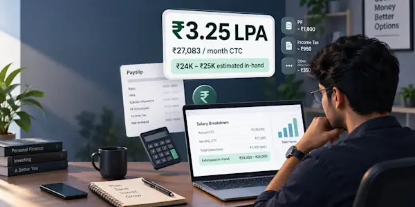 3.25 LPA In-Hand Salary in India 2026: Monthly Salary, PF & Tax