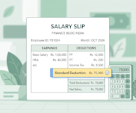 Standard Deduction FY 2026-27: Rs. 75,000 in New and Old Tax Regime