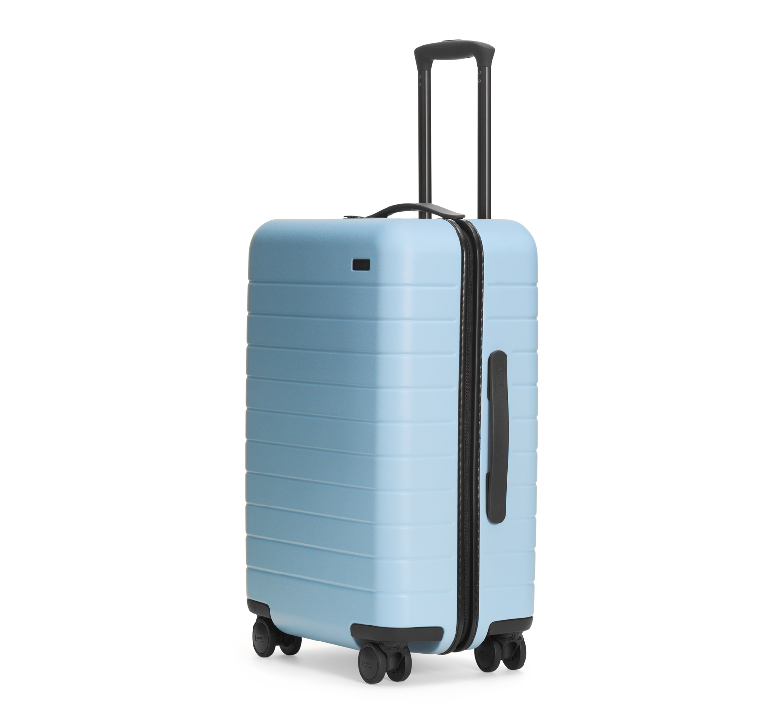 away sky blue luggage