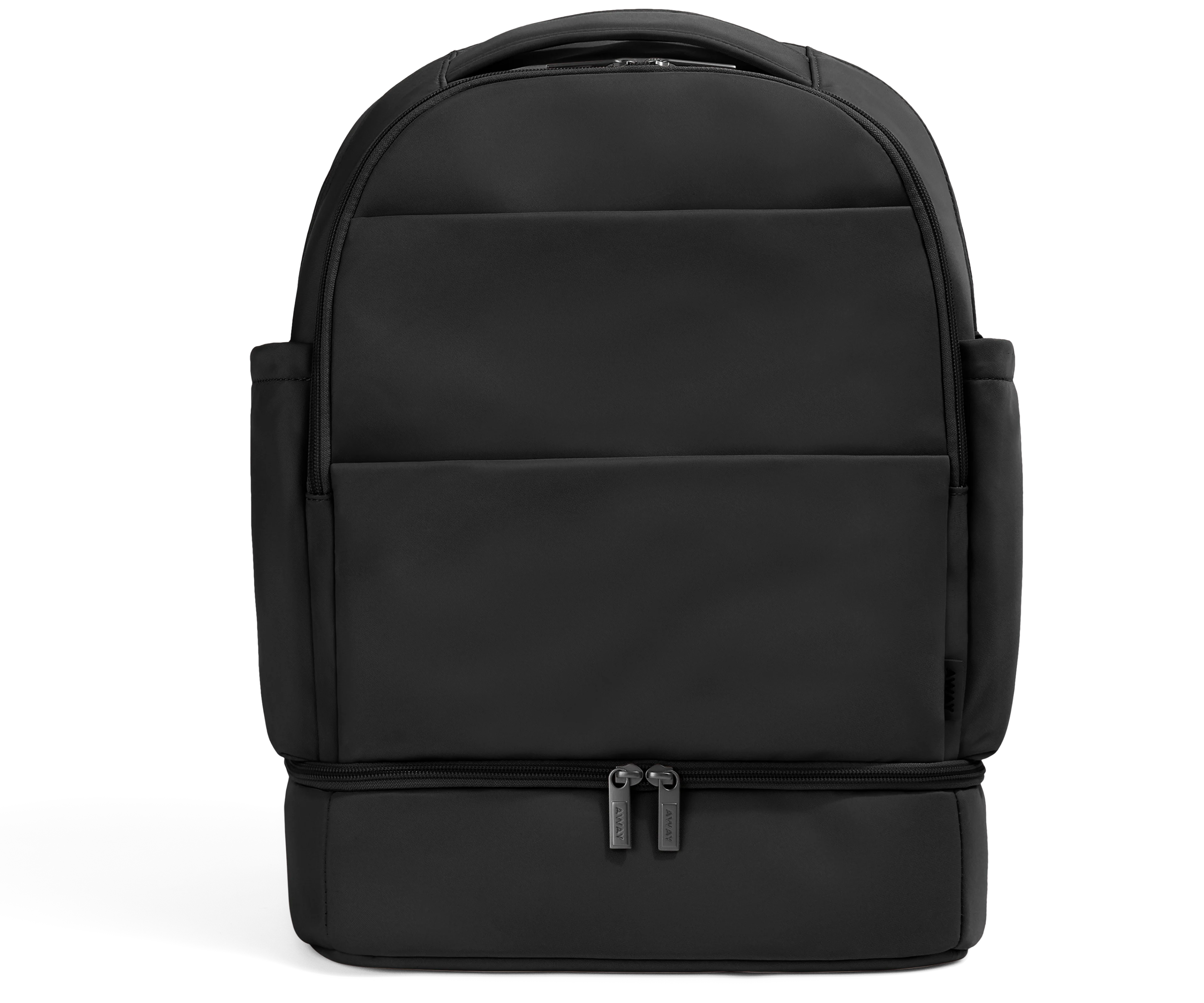 The Double Diaper Backpack in Jet Black