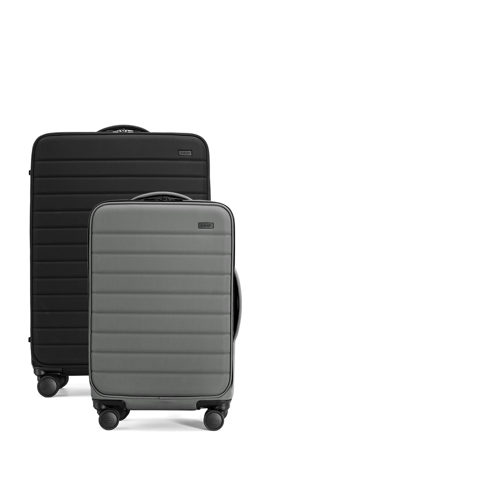 away expandable luggage