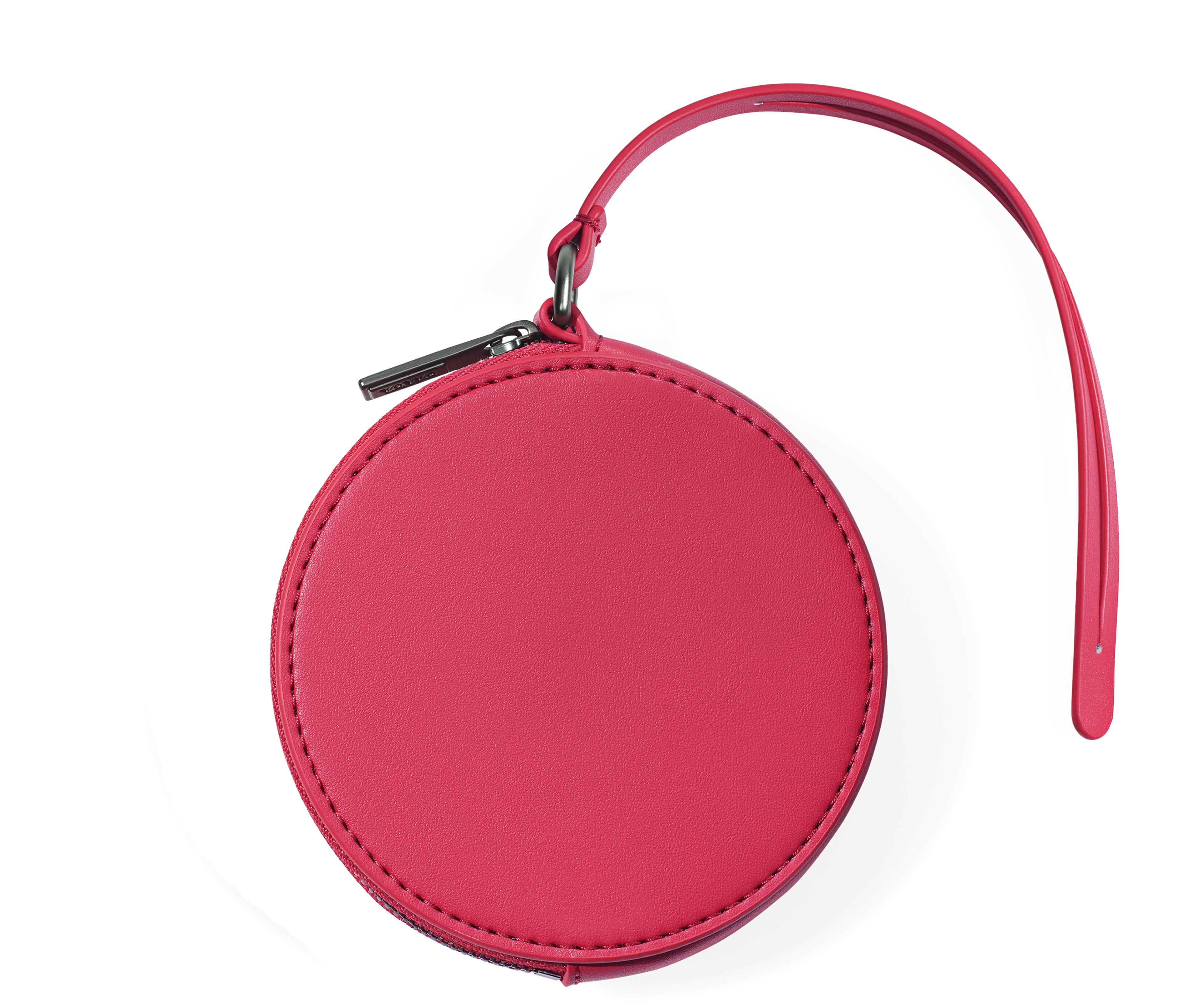 The Circle Zip Pouch - Magenta