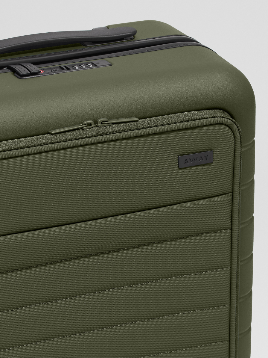 Carry on luggage with outside pocket online