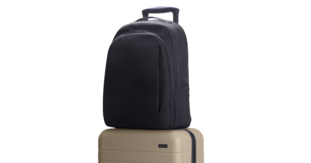 backpack hand luggage with wheels