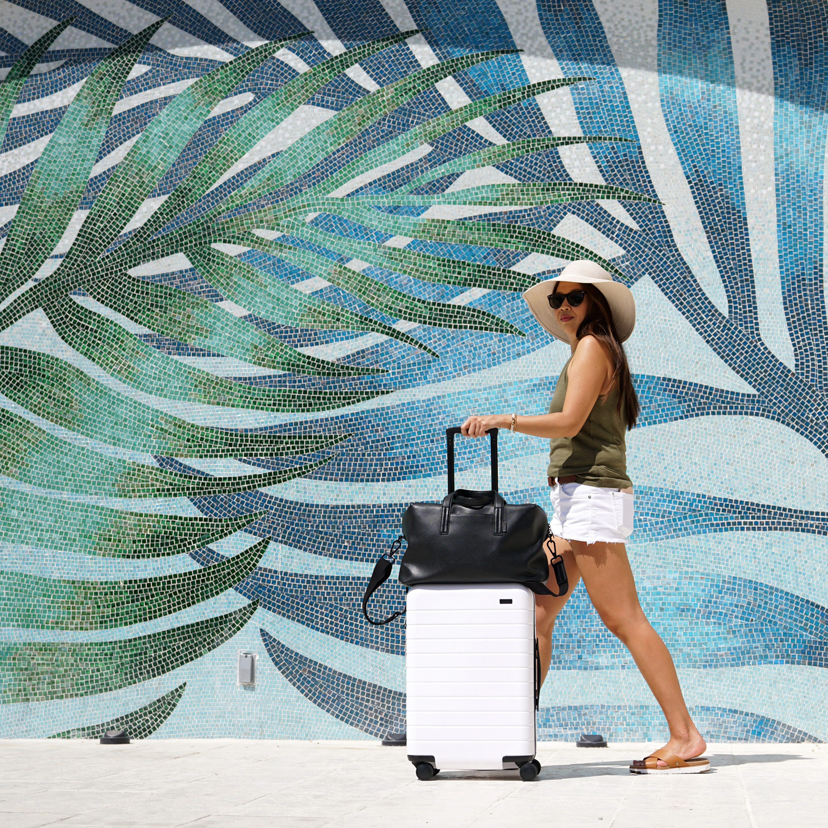 suitcase online shopping