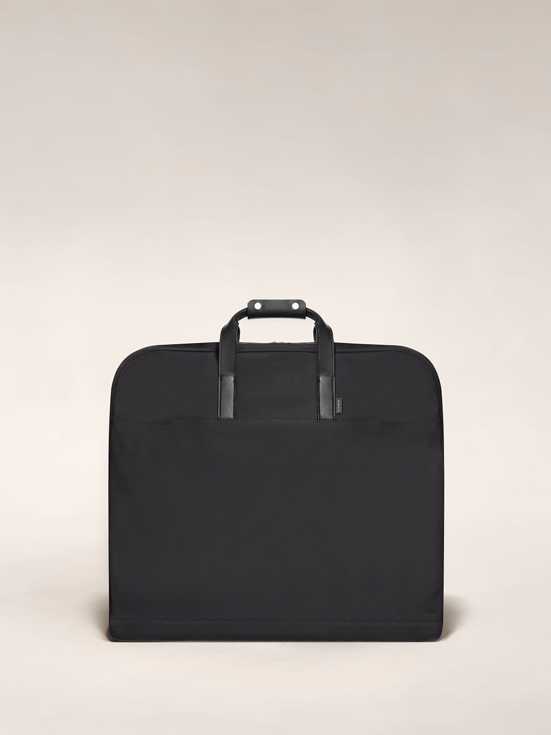 The Garment Bag in Black nylon