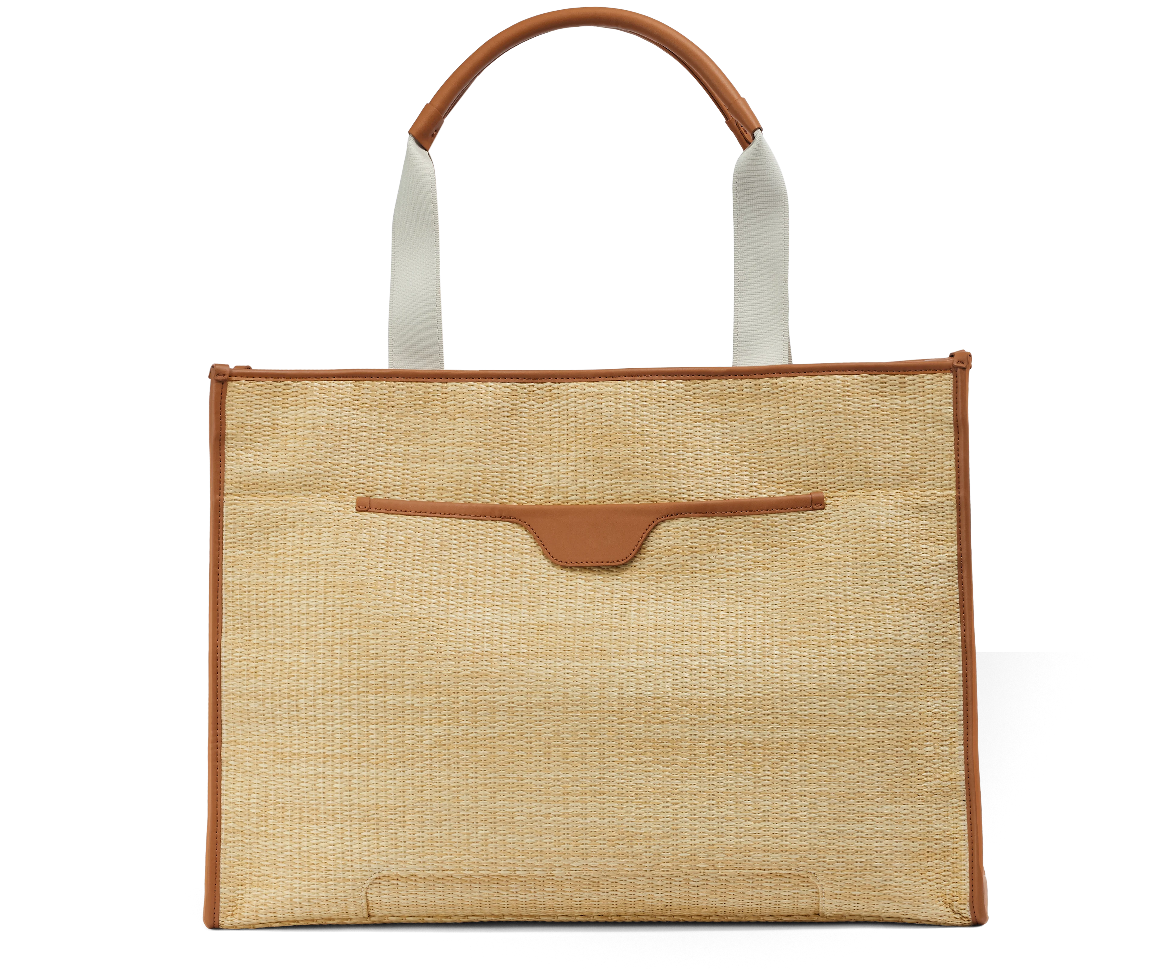 Poolside Tote in Paradise Raffia