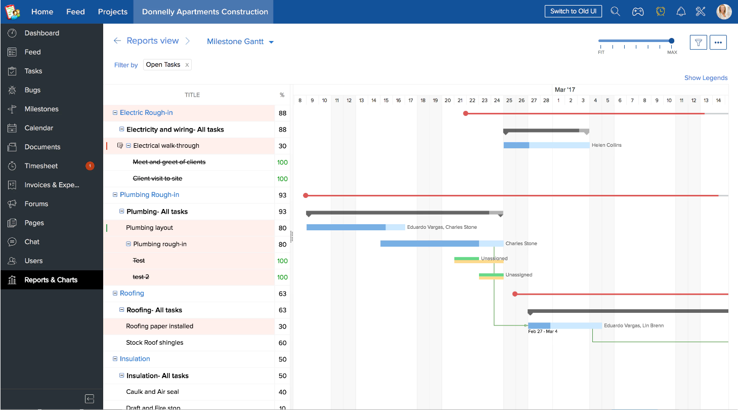 Zoho_Projects_Screenshot logiciel zoho projects
