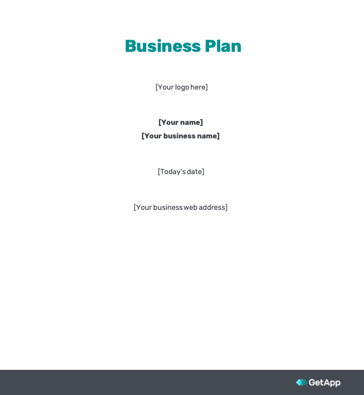 a business plan template for startups in the UK