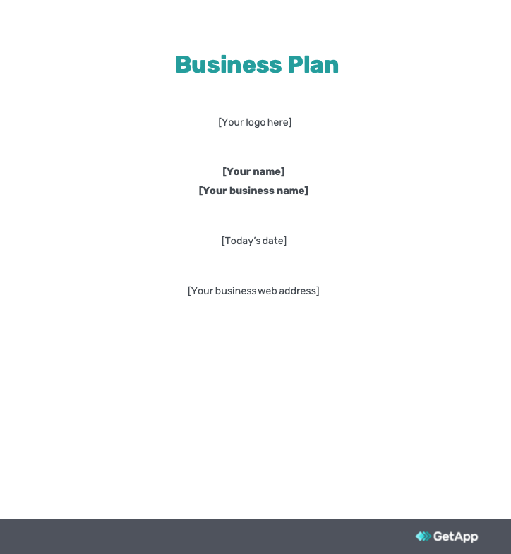 Free business plan template for startups in the UK