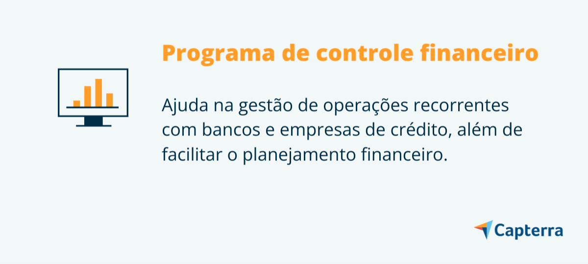 Programa de controle financeiro é outro tipo de software para psicólogos