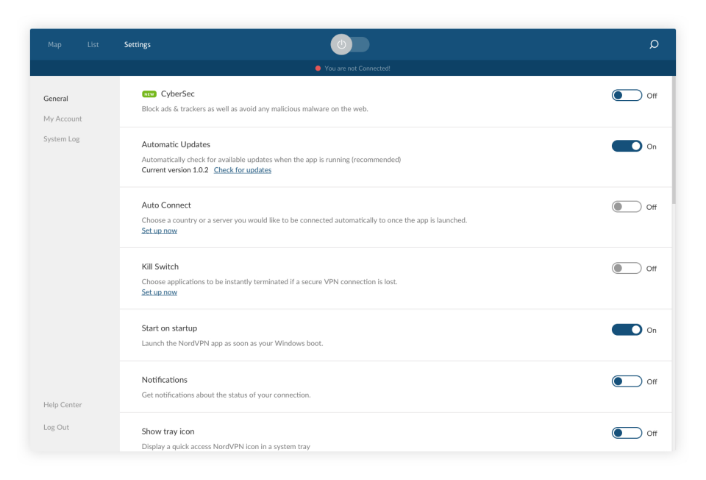 NordVPN_Screenshot Screenshot von NordVPN