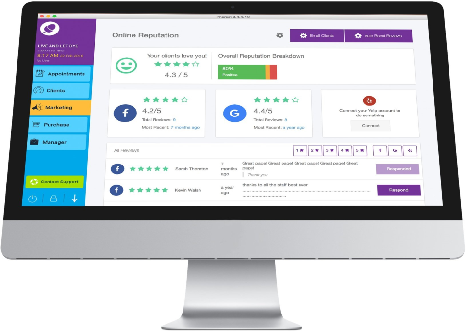 gestion quotidienne d'un salon de coiffure