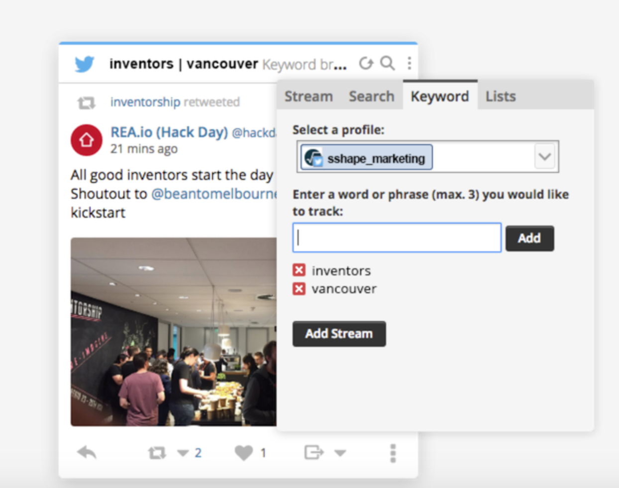 hootsuite analyse client