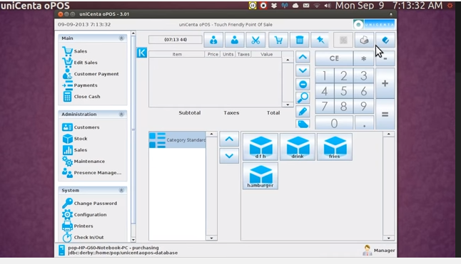 unicenta logiciel de caisse gratuit