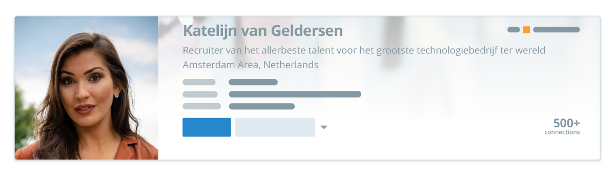 kopregel linkedin profiel