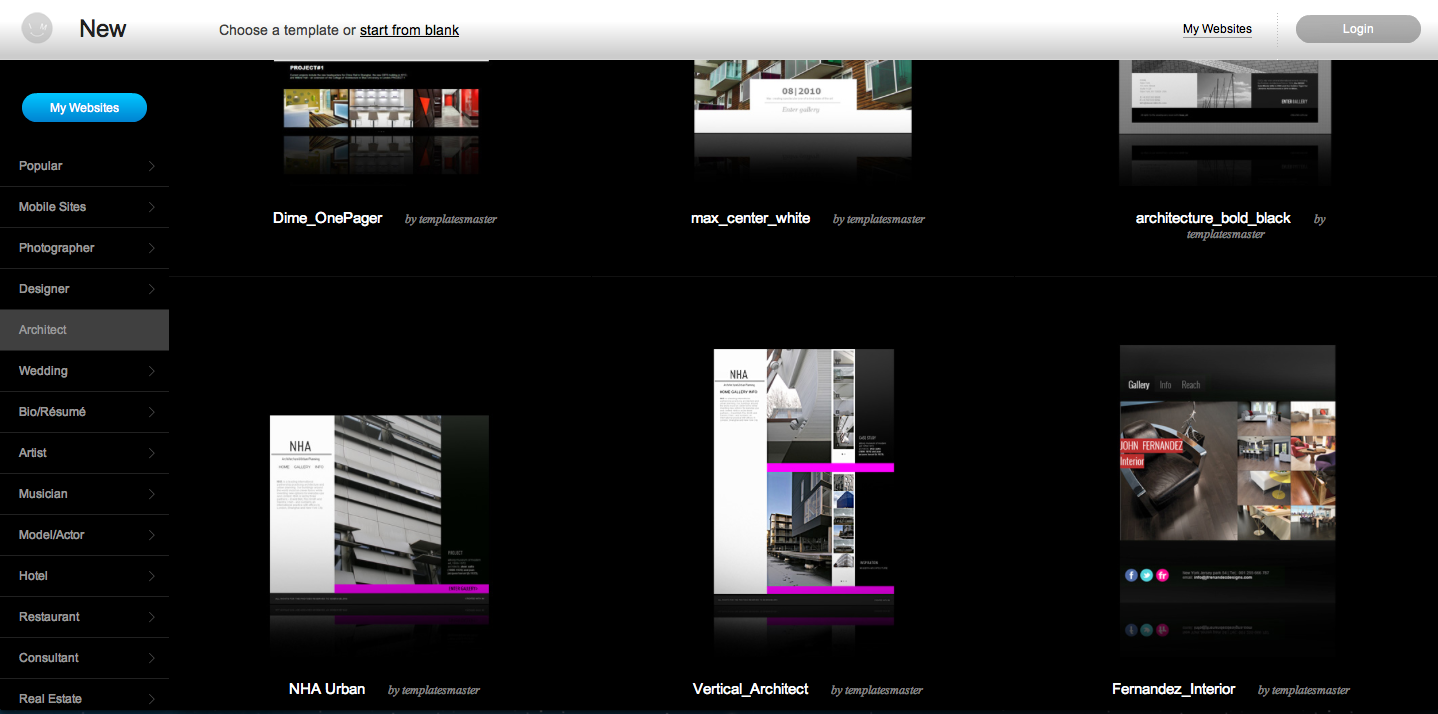 IM-creator Vorlagen in IM Creator